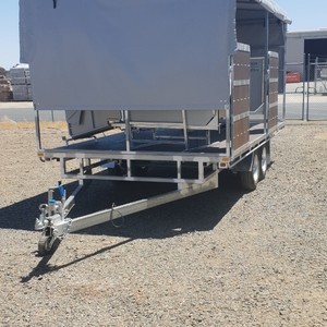 HECTON PRODUCTS 2 STAND CONTRACTORS CRUTCHING TRAILER