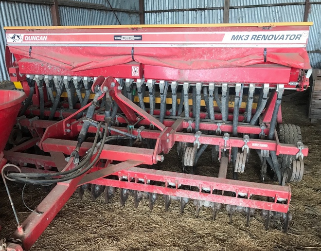 Duncan 23 run MRK3 Disc Seeder
