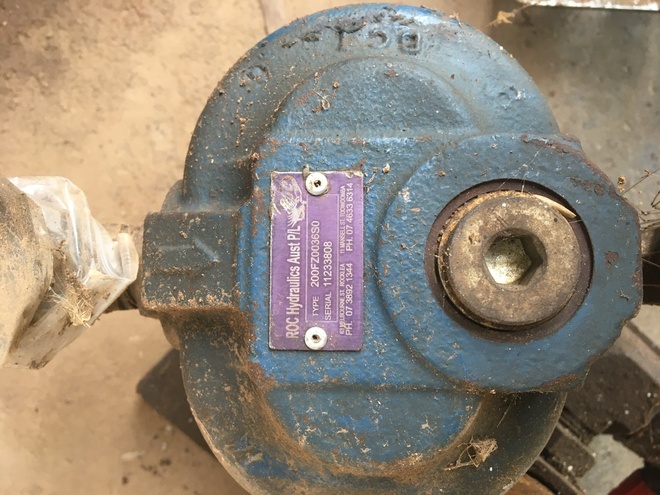 Hydraulic Pump removed from Kenworth Truck