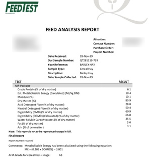 180mt Barley Hay 600+kg 8x4x3 Bales Ex Paddock