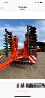 Under Auction - 48 Plate Kuhn 6003 Speed Disc Optimer Plus - To Be Auctioned on 01/10/19 