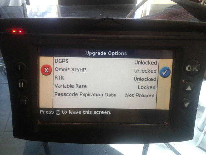 Trimble Ezy guide 500 rtk autopilot