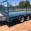 16' x 8' Flat Top Tandem Trailer With Sides