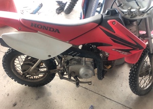 2009 Honda CRF 70F & 80F Motor Bikes