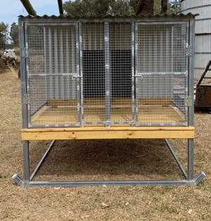 Dog Cage/Kennel - Two bay