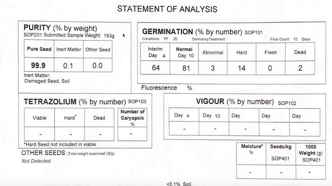 3m/t Arrowleaf Clover 