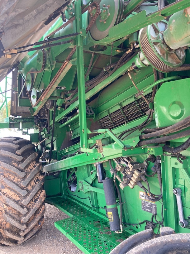 2000 John Deere 9650STS with JD 930R Front & Trailer