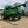 2000 John Deere 9650STS with JD 930R Front & Trailer