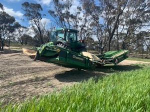 Krone Easycut Mower conditioner triple gang set