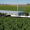 4.8x2.2m aluminium flat top trailer