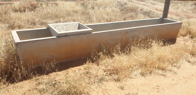 Water Trough 4.7m x 750mm 550mm Deep.
