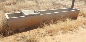 Water Trough 4.7m x 750mm 550mm Deep.