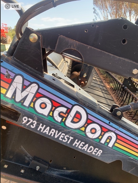 MacDon 973 39 ft Front