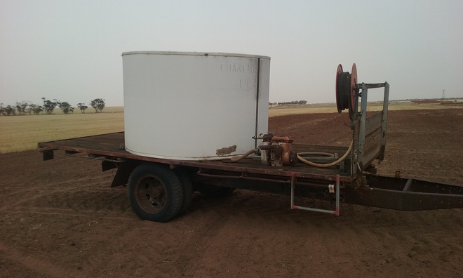 Farm Trailer with Tank