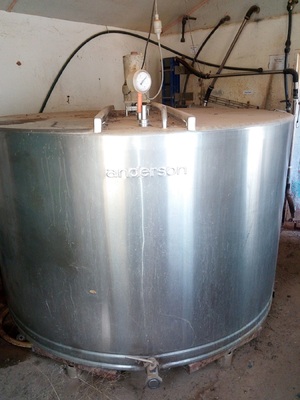 Anderson 4000 litre Milk vat 