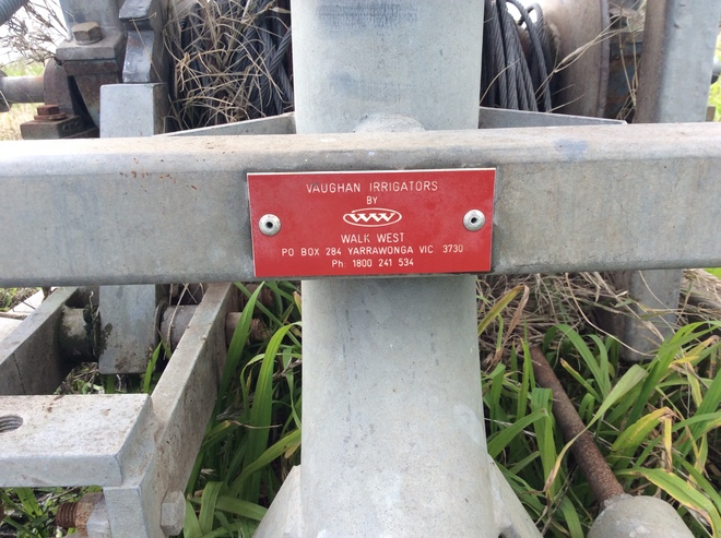 Vaughan travelling irrigator