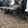 1987 Mitsubishi Tray Truck with Crane
