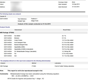 114 Rye Grass Certified Organic Silage Bales