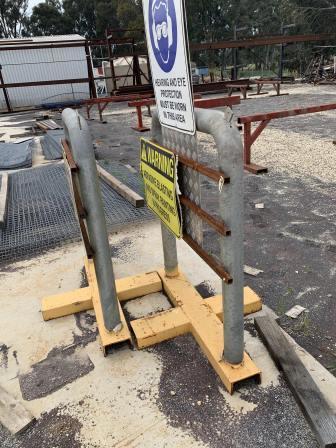 1 x Barrier with Signage  (Seymour)