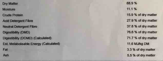 1 x B-Double Load of Vetch Hay 