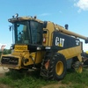 Cat Lexion 480 Header With 36ft 972 MacDon and 14ft phillips pick up