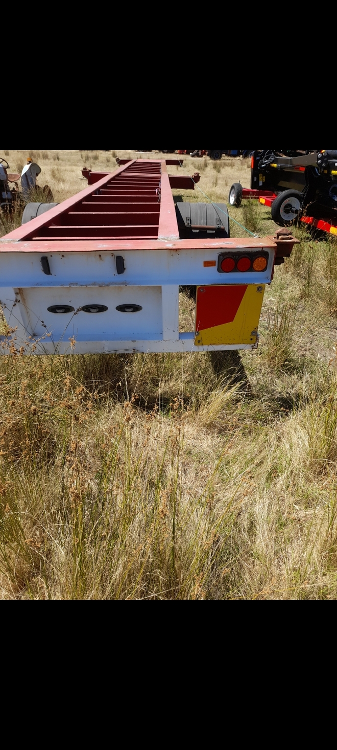 40ft Single Axle Skel Trailer