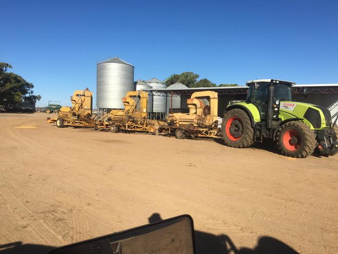 Horward Bagshaw Clover Harvesters  x  3