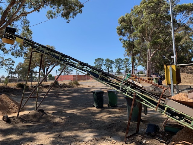 Conveyor -10 metres x 380 Troughed Conveyor