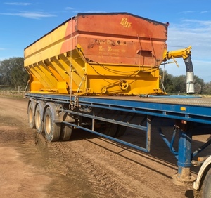 20ft cole grouper and 40ft tri axle trailer