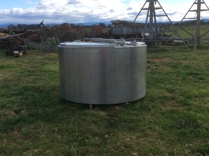 2000 Litre Stainless Steel Milk Vat