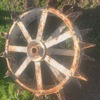 Under Auction - Pair of Old Tractor Wheels 