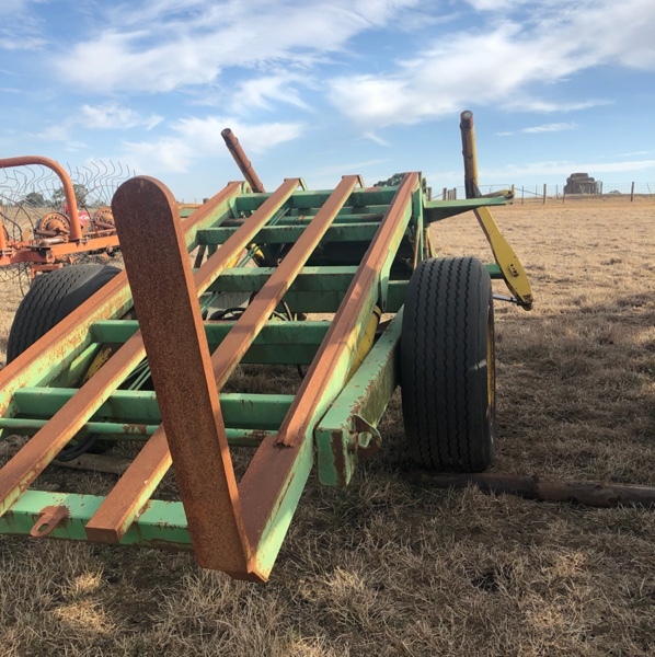 Arbee 5 high bale stacker