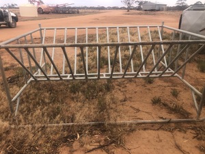 6 x Large Square Bale Feeders