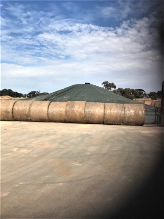 GRAIN BUNKER COVER/TARP  - 42m X 20m  Brand New - Canvacon 7000 Material