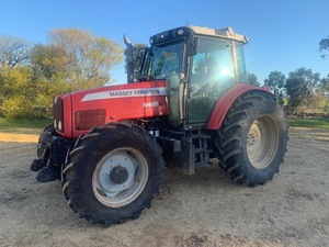 MASSEY FERGUSON 5465 WITH FRONT PTO AND LINKAGE