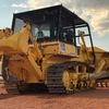 Komatsu Bulldozer with Gessner Stick rake and tree spear