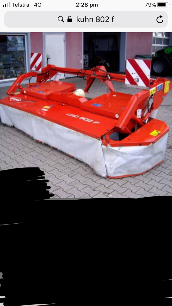 WANTED Kuhn 802F Front Mower