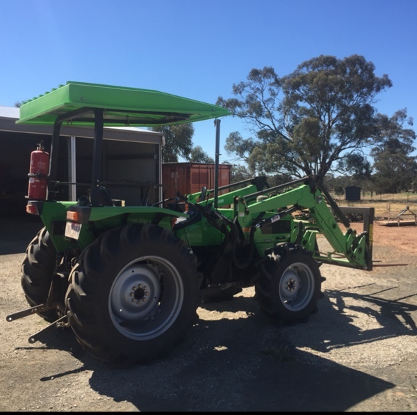 Deutz Agromax 55 Tractor For Sale w Front end loader