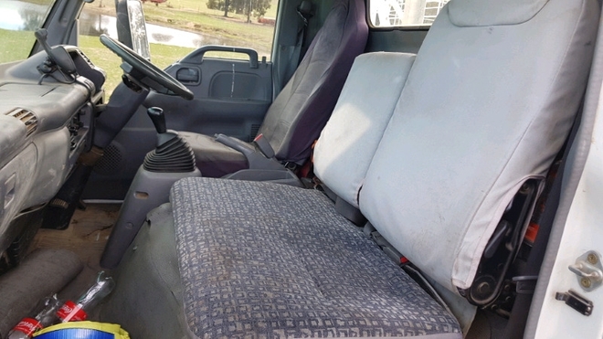 2006 Isuzu NPR200 Truck and Crate