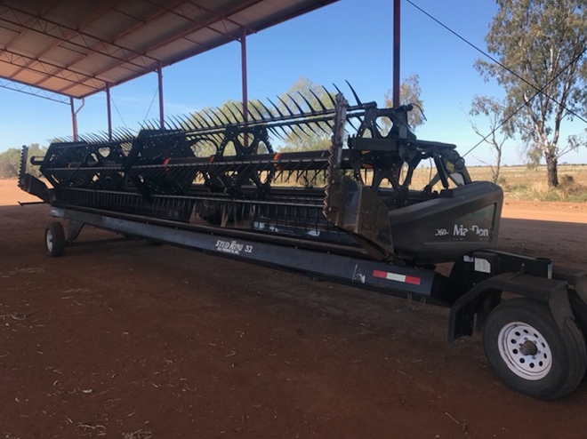 Macdon M150 & Windrowing Business For Sale