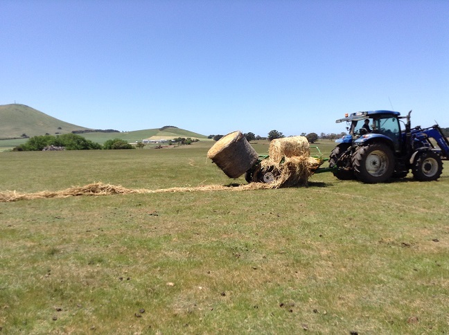 Round Bale Feeder Trailing Elsworth New