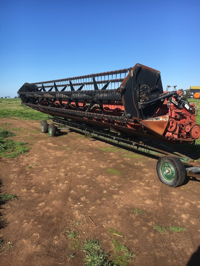Case IH 30ft 1010 Finger Reel Front 