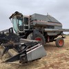 Under Auction - (A199) N6 Gleaner With 3x Fronts And Trailer 