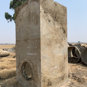 Concrete irrigation pit