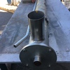 Stainless steel cased unloading auger 
