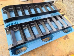 Plant Trailer Loading Ramps Pair 120x30cm