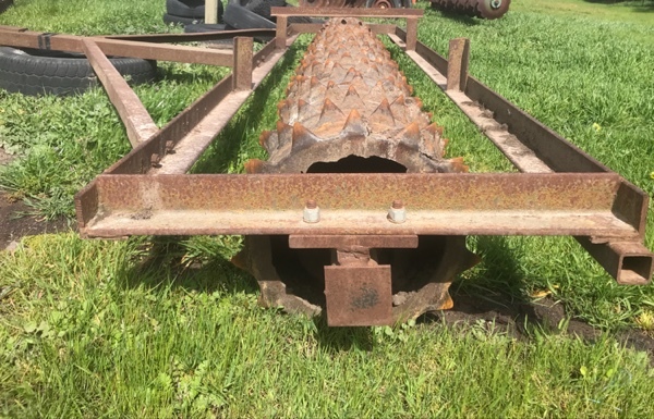 12ft steel spike roller.