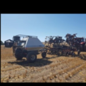 28ft Flexicoil Air Seeder and 1110 Tow behind Cart