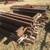 Under Auction - (A132) - Railway Iron Strainer Posts 