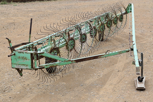 Hay Rake 8 Wheel In Line